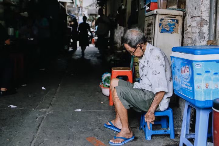 Con hẻm duy nhất có người sinh sống ở phố đi bộ Nguyễn Huệ