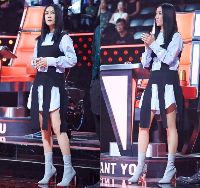 Trên thực tế, không chỉ có năm nay, suốt 3 năm ngồi vị trí huấn luyện viên The Voice, Na Anh luôn khiến công chúng phải trầm trồ trước gu thời trang ổn định. Thời trang ấn tượng của giám khảo The Voice Trung Quốc