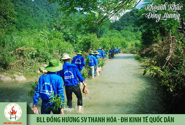 Khoảnh khắc đẹp của những sinh viên tình nguyện xứ Thanh