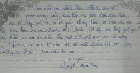 Buc thu xuc dong gui me da khuat cua nu sinh lop 9 - Anh 7