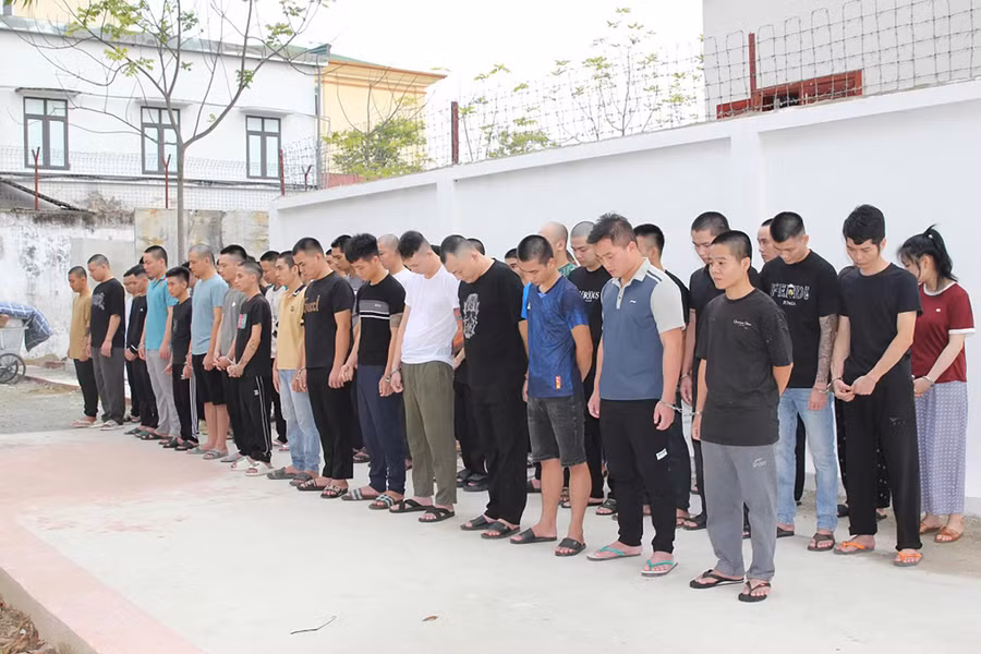 Băng nhóm lừa đảo xuyên quốc gia bị bắt giữ. (Ảnh: CANA)