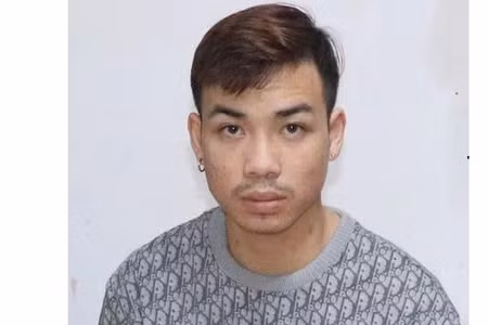 Nguyễn Minh Hiệp tại cơ quan công an.