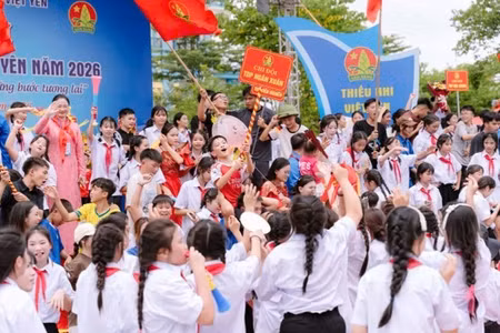 Học sinh Việt Yên với nhiều hoạt động sôi nổi.