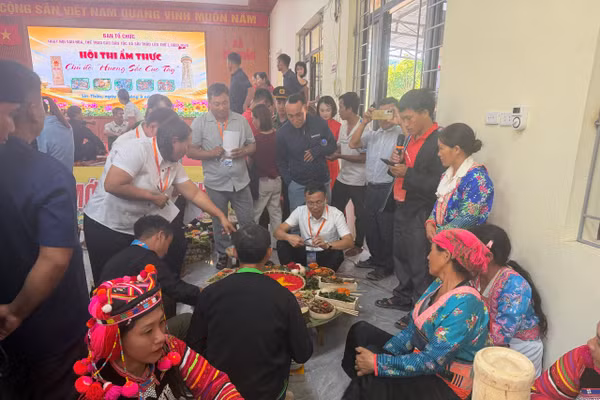 Ban Giám khảo tổ chức chấm thi.