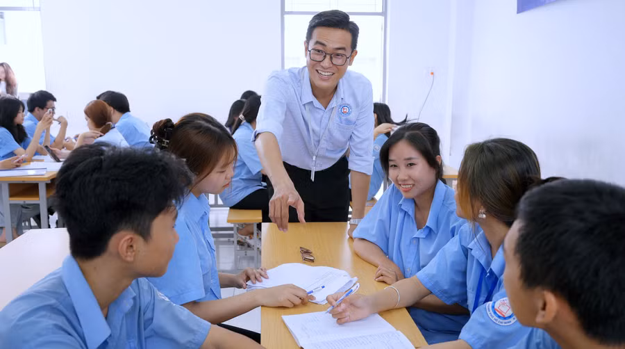 Sinh viên Trường Cao đẳng Nghề TPHCM. 