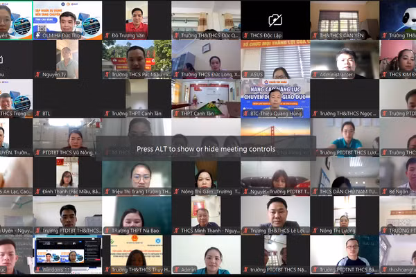 350 trường TH, THCS, THPT trên địa bàn tỉnh Cao Bằng tham gia tập huấn. Ảnh minh hoạ.