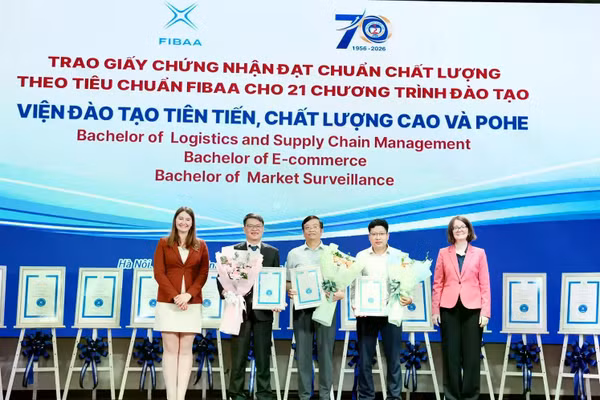 21 chương trình đào tạo của Đại học Kinh tế Quốc dân đạt chất lượng giáo dục quốc tế FIBAA.