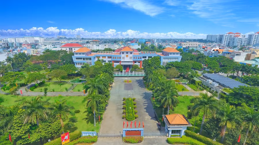 Trụ sở Quận 12 cũ được đề xuất làm trường học. Ảnh: Fanpage UBND Quận 12.