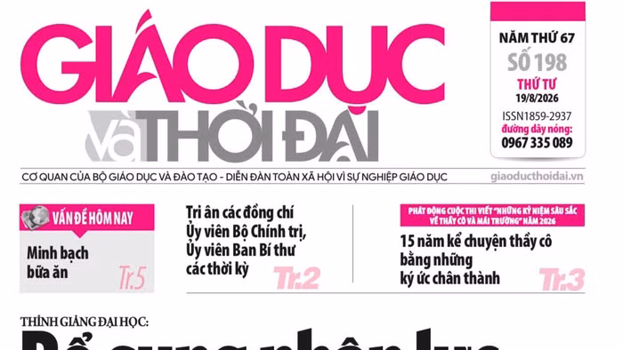 Tin tức báo in 19/8: Giám sát bữa ăn bán trú từ nhiều phía