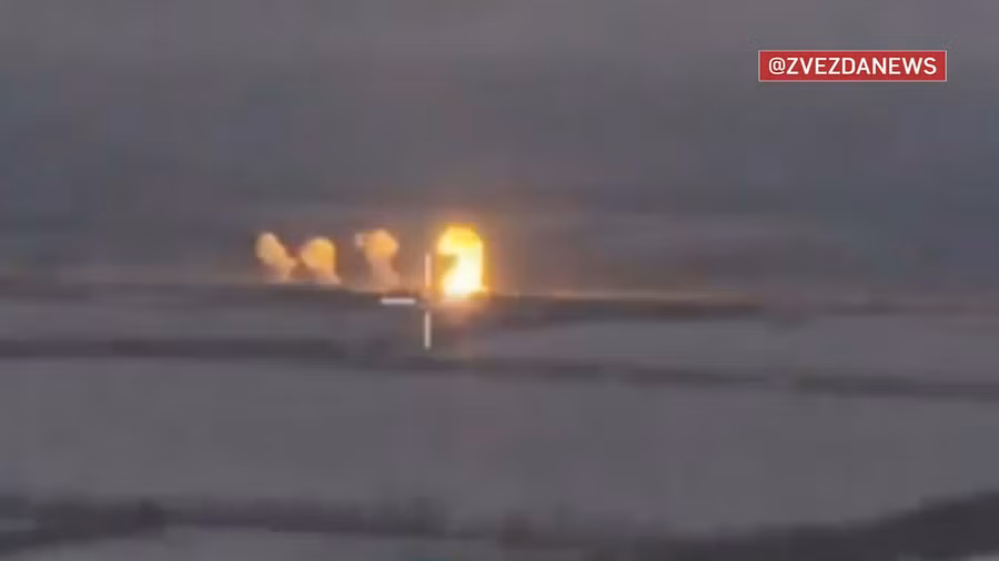 Video pháo phản lực TOS-1A Solntsepek tấn công đối phương ở Donetsk