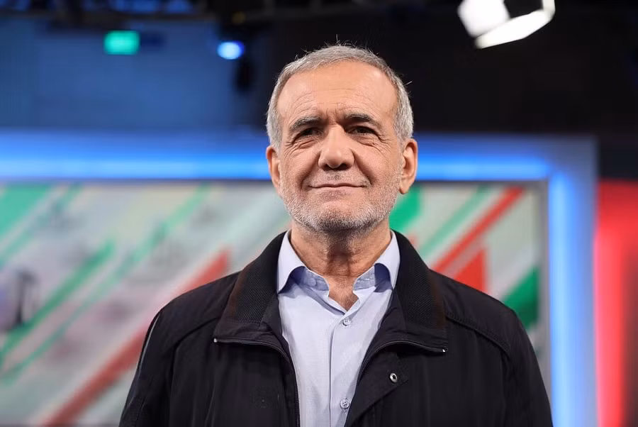 Tổng thống Iran Mahmoud Pezeshkian.