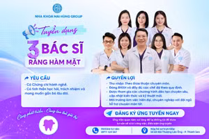 Nha khoa Mai Hùng Group thông báo tuyển dụng 3 bác sĩ Răng Hàm Mặt