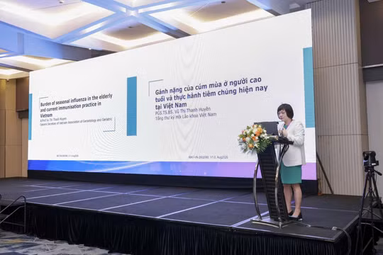 PGS.TS.BS Vũ Thị Thanh Huyền - Tổng thư ký Hội Lão khoa Việt Nam.