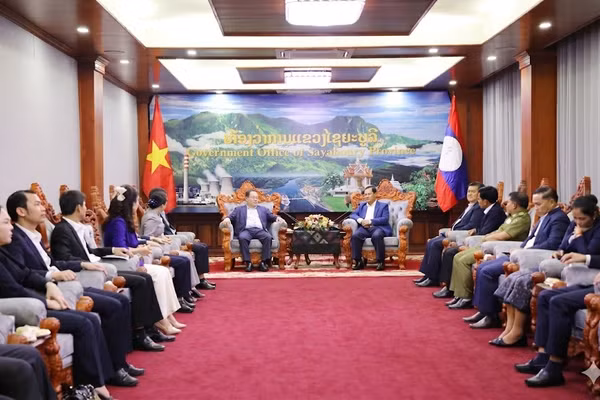 Quang cảnh buổi hội kiến.