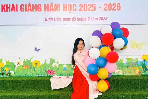 Cô giáo Lý Thị Mai. 