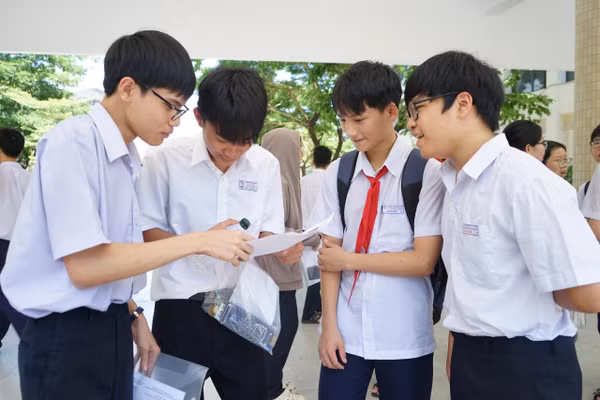 Thí sinh Đà Nẵng tham dự kỳ thi tuyển sinh vào lớp 10 năm 2025. 