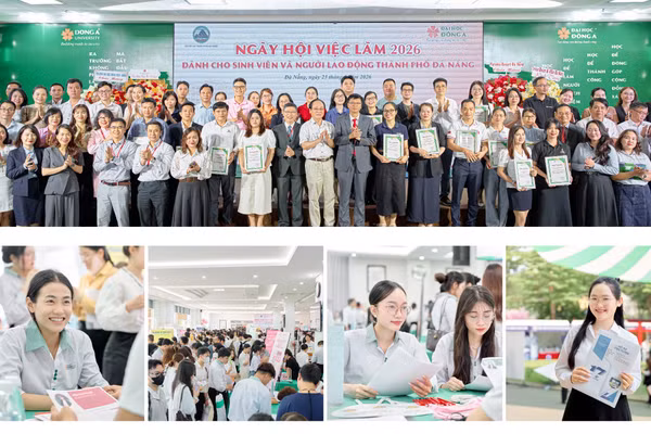 Ngày hội việc làm khối ngành Du lịch - Dịch vụ, Trường Đại học Đông Á. 