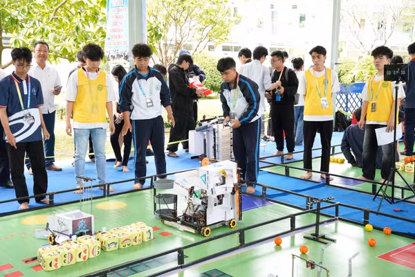 Cuộc thi Robocon ORC khu vực miền Trung năm học 2025 - 2026 tổ chức tại Trường Đại học Sư phạm Kỹ thuật - Đại học Đà Nẵng.