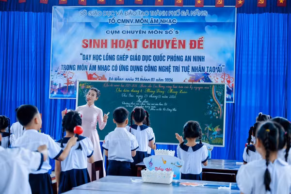 Một tiết dạy học chuyên đề ở cấp Tiểu học, Sở GD&ĐT TP Đà Nẵng.
