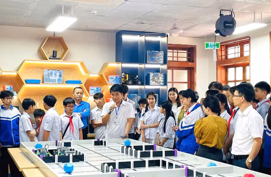 Việc triển khai giáo dục STEM/STEAM giúp học sinh Sơn La khơi dậy tư duy sáng tạo.
