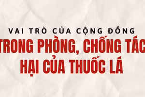 Infographic: Vai trò của cộng đồng trong phòng, chống tác hại của thuốc lá