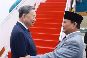 Tổng Bí thư kết thúc chuyến thăm cấp Nhà nước Indonesia, thăm Ban Thư ký ASEAN