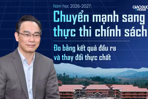 Năm học 2026-2027: Chuyển mạnh sang thực thi chính sách, đo bằng kết quả đầu ra và thay đổi thực chất