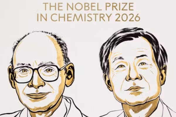Giải Nobel Hóa học 2026 vinh danh 2 nhà khoa học Pháp và Nhật Bản