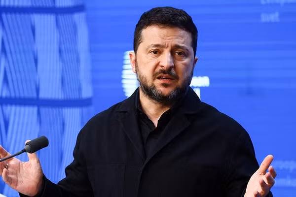 Tổng thống Ukraine Zelensky. (Ảnh: Reuters/IZ)
