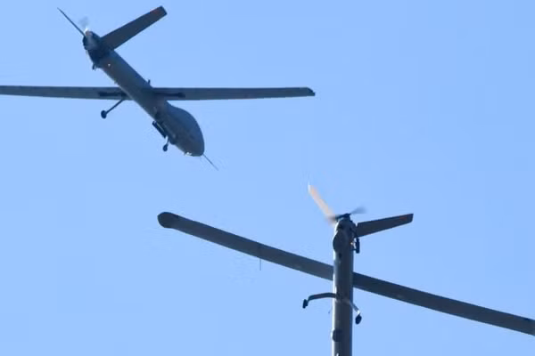Drone Hermes của Israel.