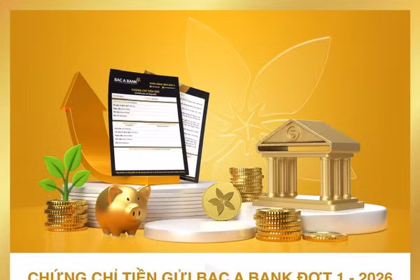 Thêm lựa chọn cho dòng tiền nhàn rỗi: Bac A bank phát hành chứng chỉ tiền gửi, lãi suất lên tới 8,7% /năm