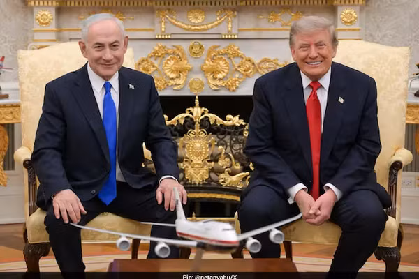 Tổng thống Donald Trump và Thủ tướng Israel Benjamin Netanyahu.