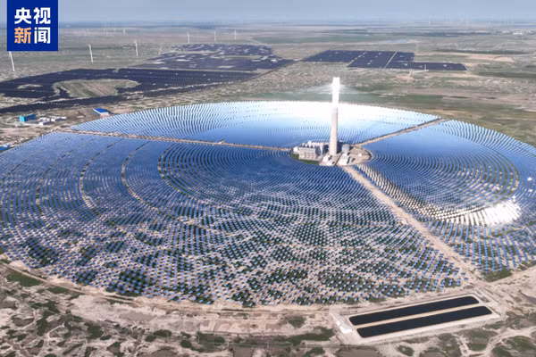Dự án điện nhiệt mặt trời Jixi công suất 100MW tại thành phố Đa An, tỉnh Cát Lâm, Trung Quốc đã bắt đầu phát điện.