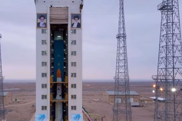 Trạm phóng vũ trụ Imam Khomeini ở tỉnh Semnan, Iran.