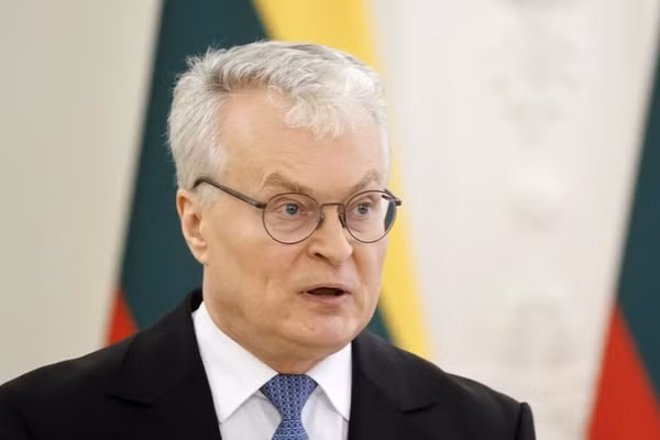 Tổng thống Lithuania Gitanas Nauseda.