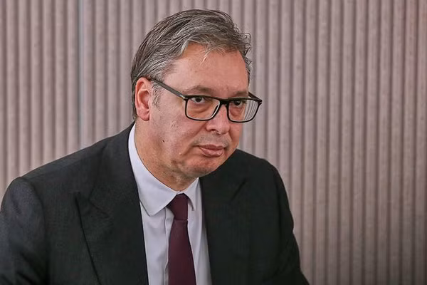 Tổng thống Serbia Aleksandar Vucic.