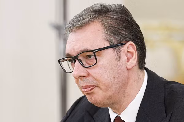 Tổng thống Serbia Aleksandar Vucic.