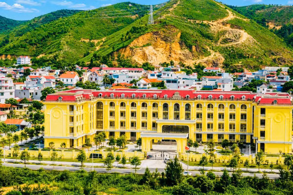 Ngôi trường mới của Trường THCS và THPT Tiên Yên sẵn sàng đón học sinh trong năm học 2026-2027.