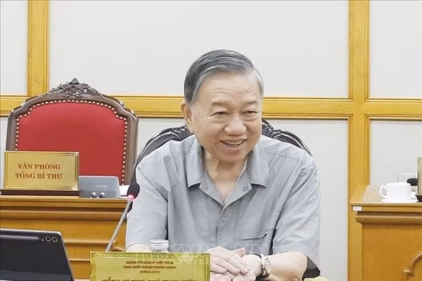 Tổng Bí thư, Chủ tịch nước Tô Lâm phát biểu chỉ đạo. Ảnh: Thống Nhất/TTXVN 
