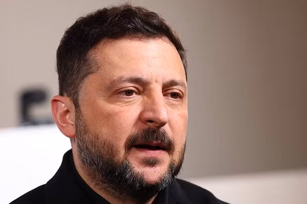 Tổng thống Ukraine Zelensky.