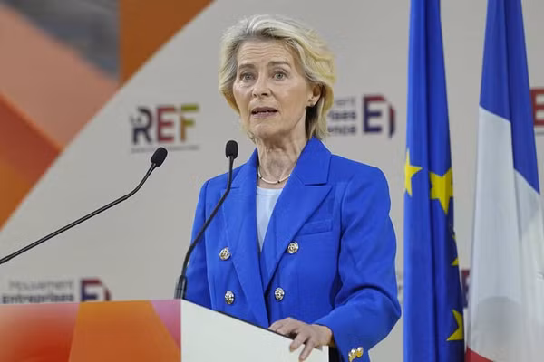 Chủ tịch Ủy ban châu Âu Ursula von der Leyen.