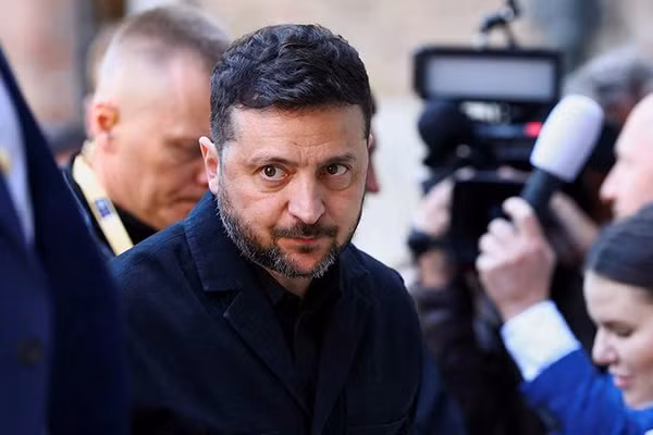 Tổng thống Ukraine Zelensky.