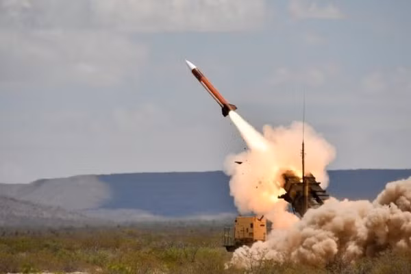 Hệ thống tên lửa phòng không MIM-104 Patriot được biên chế cho Lữ đoàn Pháo phòng không số 11 đóng tại Fort Bliss, Texas. Ảnh: DVIDS