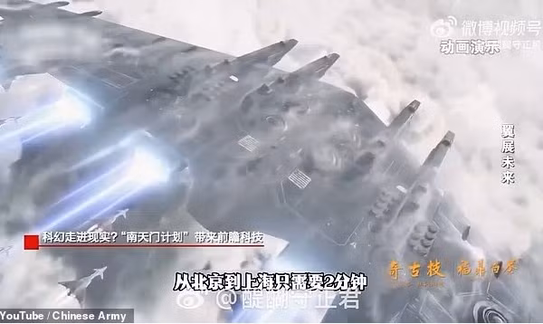 Công bố video tàu chiến ‘Star Wars’ bay rìa khí quyển, phóng 100 drone