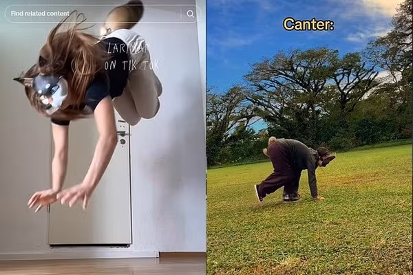 Trào lưu tập 4 chân gây sốt mạng xã hội khiến chuyên gia lo ngại