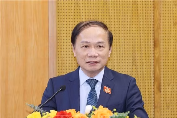 Đồng chí Phạm Tất Thắng, Ủy viên Trung ương Đảng, Phó Trưởng Ban Tuyên giáo và Dân vận Trung ương, Phó Trưởng Ban Thường trực Ban Chỉ đạo Trung ương. (Ảnh: TTXVN)