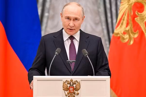 Tổng thống Nga Vladimir Putin.