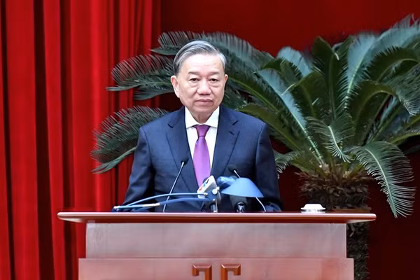 Tổng Bí thư Tô Lâm. (Ảnh: Báo tin tức)