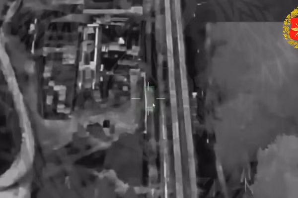 Video UAV Geran-2 tập kích đoàn tàu chở hàng phục vụ quân đội Ukraine