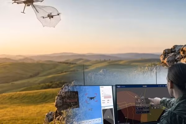 Ảnh minh họa hệ thống DroneWeaver của Israel.